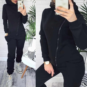 Hooded Fleece Jumpsuit